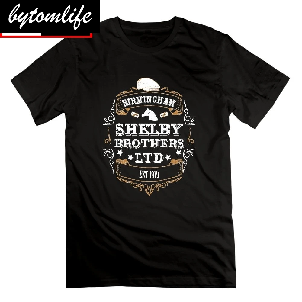 Peaky Blinders Tee Shirts Shelby Brothers LTD Short-Sleeve Men T Shirts Crew Neck High Quality Pure Cotton T-Shirts
Peaky Blinders Tee Shirts Shelby Brothers LTD Short-Sleeve Men T Shirts Crew Neck High Quality Pure Cotton T-Shirts