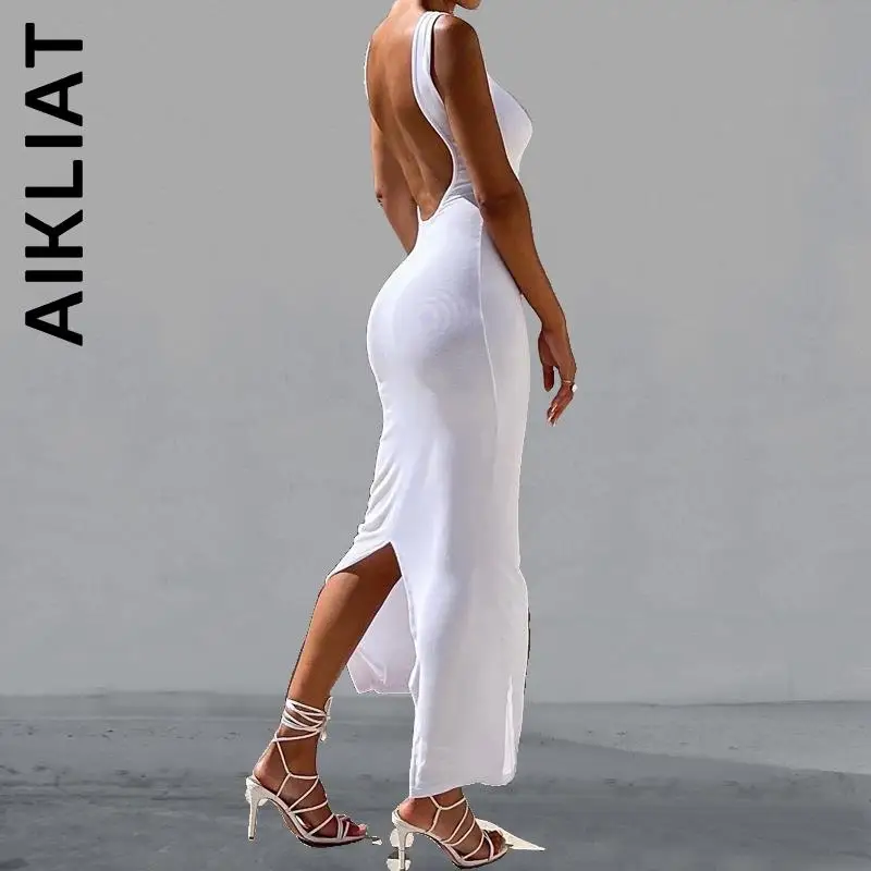 Aikliat Fashion Women Dress Hollow Out Sleeveless Split Bodycon Party Dress Harajuku Robe Korean Stylish Vestidos Female
Aikliat Fashion Women Dress Hollow Out Sleeveless Split Bodycon Party Dress Harajuku Robe Korean Stylish Vestidos Female