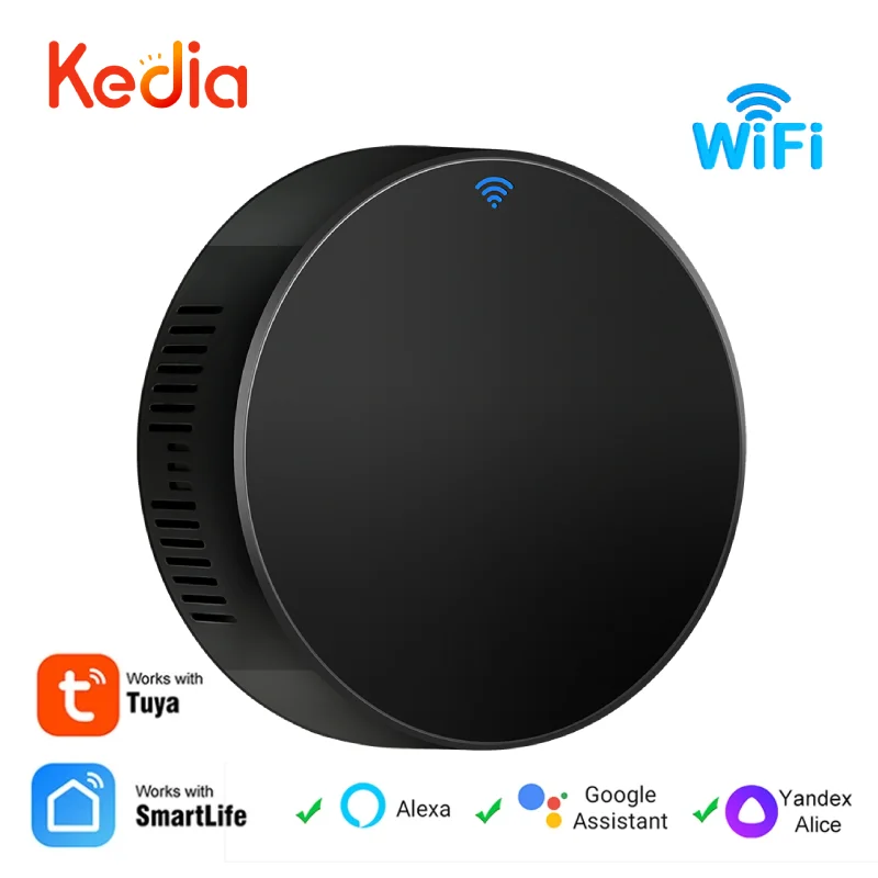 Tuya Smart IR Wifi Remote Control For TV DVD AUD AC Air Conditioner Smart Home Works With Alexa Google Home Siri Yandex Alice
Tuya Smart IR Wifi Remote Control For TV DVD AUD AC Air Conditioner Smart Home Works With Alexa Google Home Siri Yandex Alice