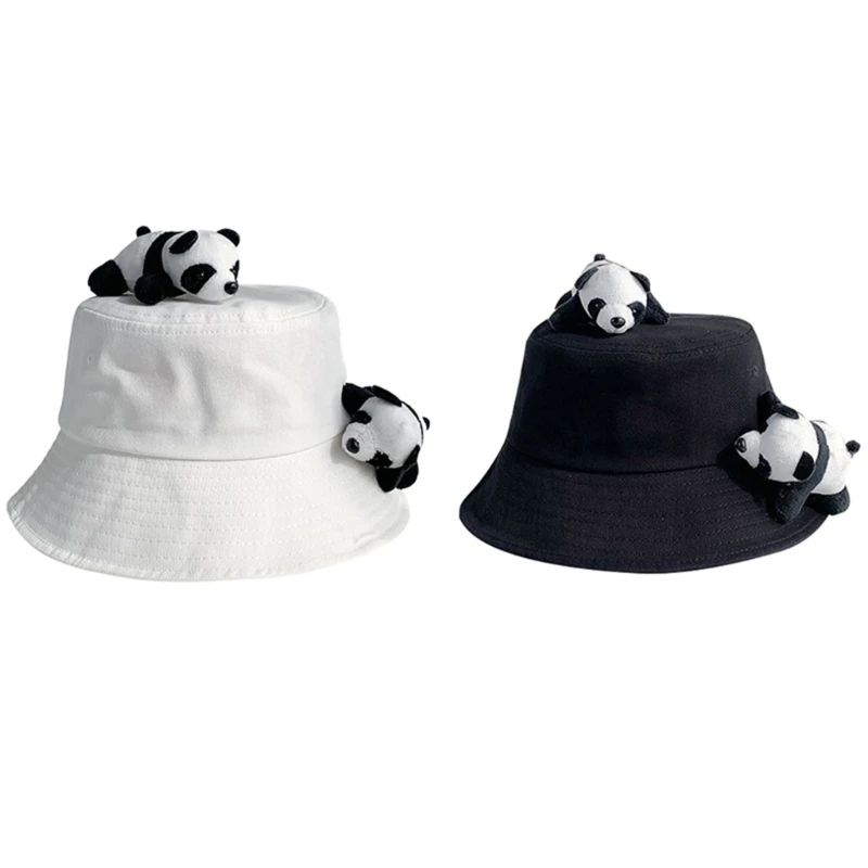 

Pandas Hat Summer Hat Pandas SunHat Kid Pandas Bucket Hat Cloches Hat Pandas Fisherman Hat Basin Hat Summer Bowlers Hat