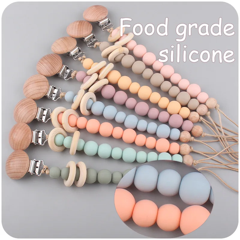 Baby Pacifier Clip Chain Personalized Name Dummy Holder for Nipples Clips Silicone Teething Beads Baby Birthday Shower Gift
Baby Pacifier Clip Chain Personalized Name Dummy Holder for Nipples Clips Silicone Teething Beads Baby Birthday Shower Gift