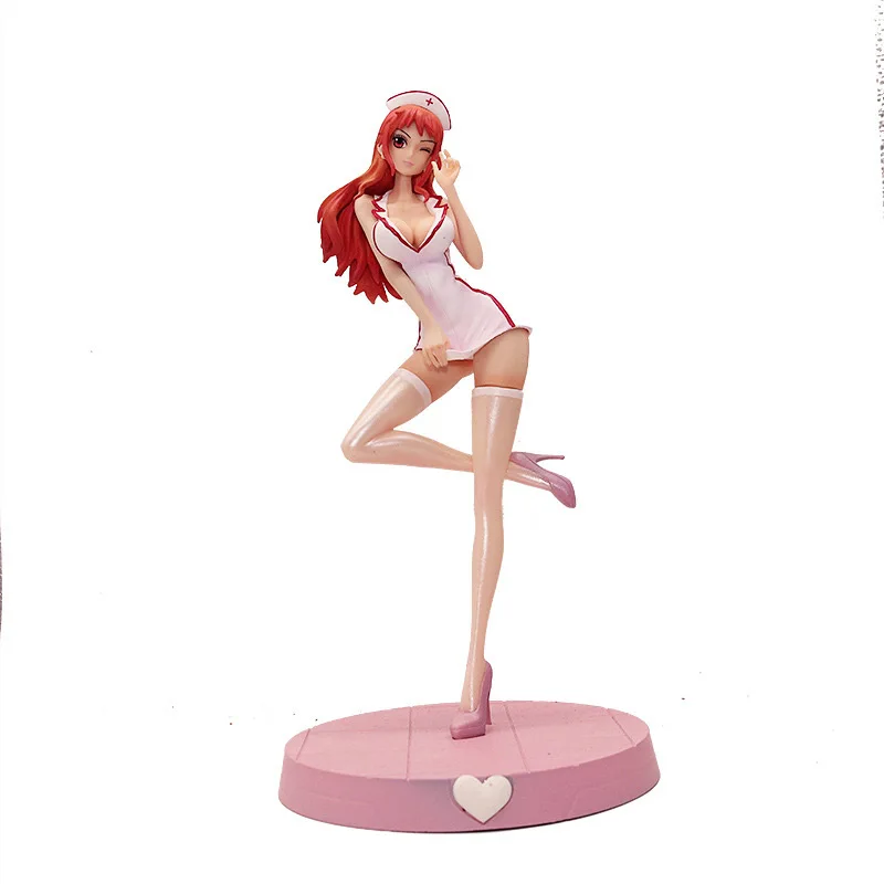 One Piece 33cm Sexy Nami Nurse Dress Big Breasts White Stockings Anime Figures PVC Model
One Piece 33cm Sexy Nami Nurse Dress Big Breasts White Stockings Anime Figures PVC Model