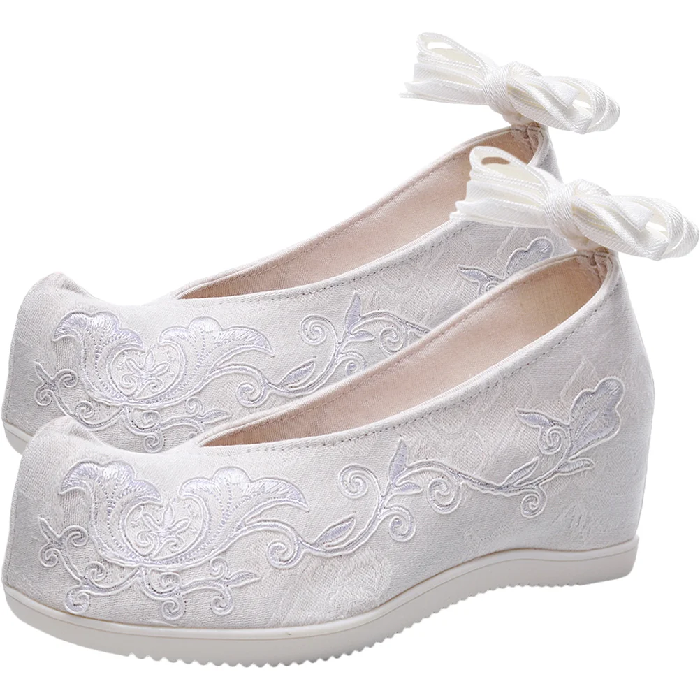 Manual Embroidered Cloth Shoes Bride White Flats Girls Chinese Style 6 Cotton Wedding
Manual Embroidered Cloth Shoes Bride White Flats Girls Chinese Style 6 Cotton Wedding