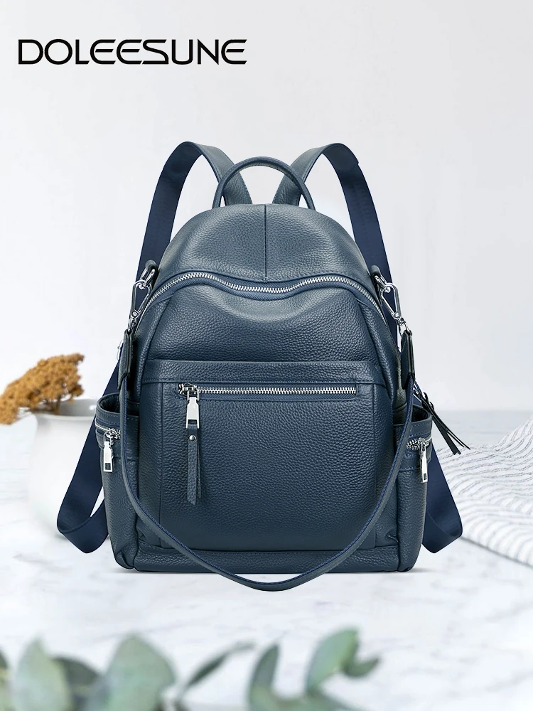 DOLEESUNE Women's Genuine Leather Stylish Backpack Purse Convertible Female Shoulder Bags City Travel Bagpack Elegant Fashion
DOLEESUNE Women's Genuine Leather Stylish Backpack Purse Convertible Female Shoulder Bags City Travel Bagpack Elegant Fashion