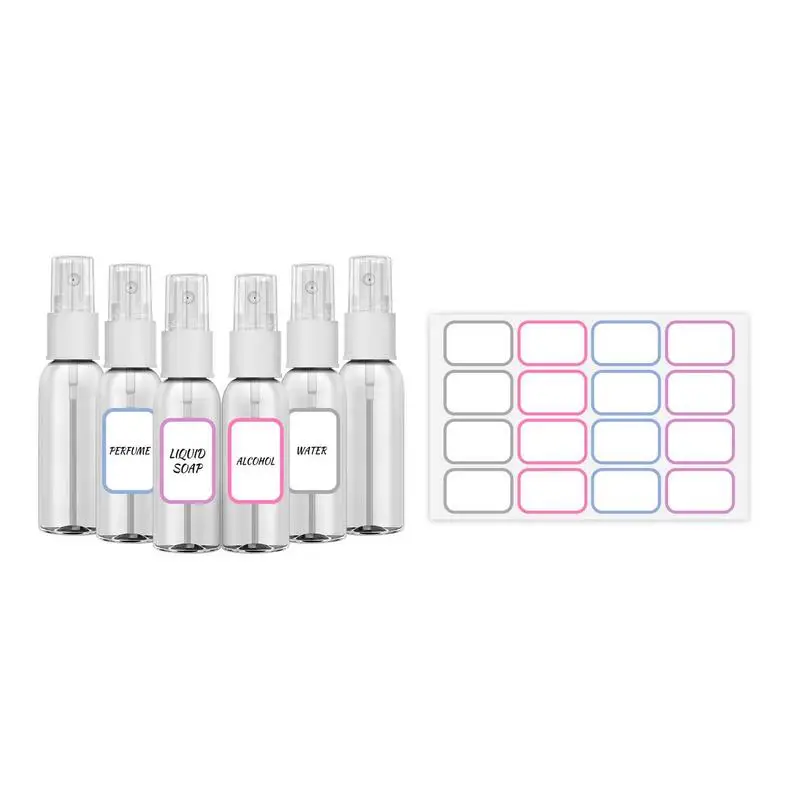 6pcs Spray Bottle Clear Fine Mist Travel Spray Bottle Mini Bottle Set Pump Spray Refillable Reusable Liquid Containers Hair Spra
6pcs Spray Bottle Clear Fine Mist Travel Spray Bottle Mini Bottle Set Pump Spray Refillable Reusable Liquid Containers Hair Spra