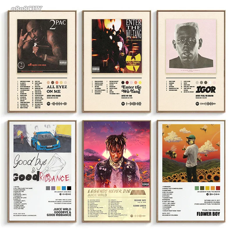 Hip Hop Rapper Music Album Covers Posters Prints Canvas Painting Singer Star Music Album Covers Wall Art Picture Room Decor 
Hip Hop Rapper Music Album Covers Posters Prints Canvas Painting Singer Star Music Album Covers Wall Art Picture Room Decor