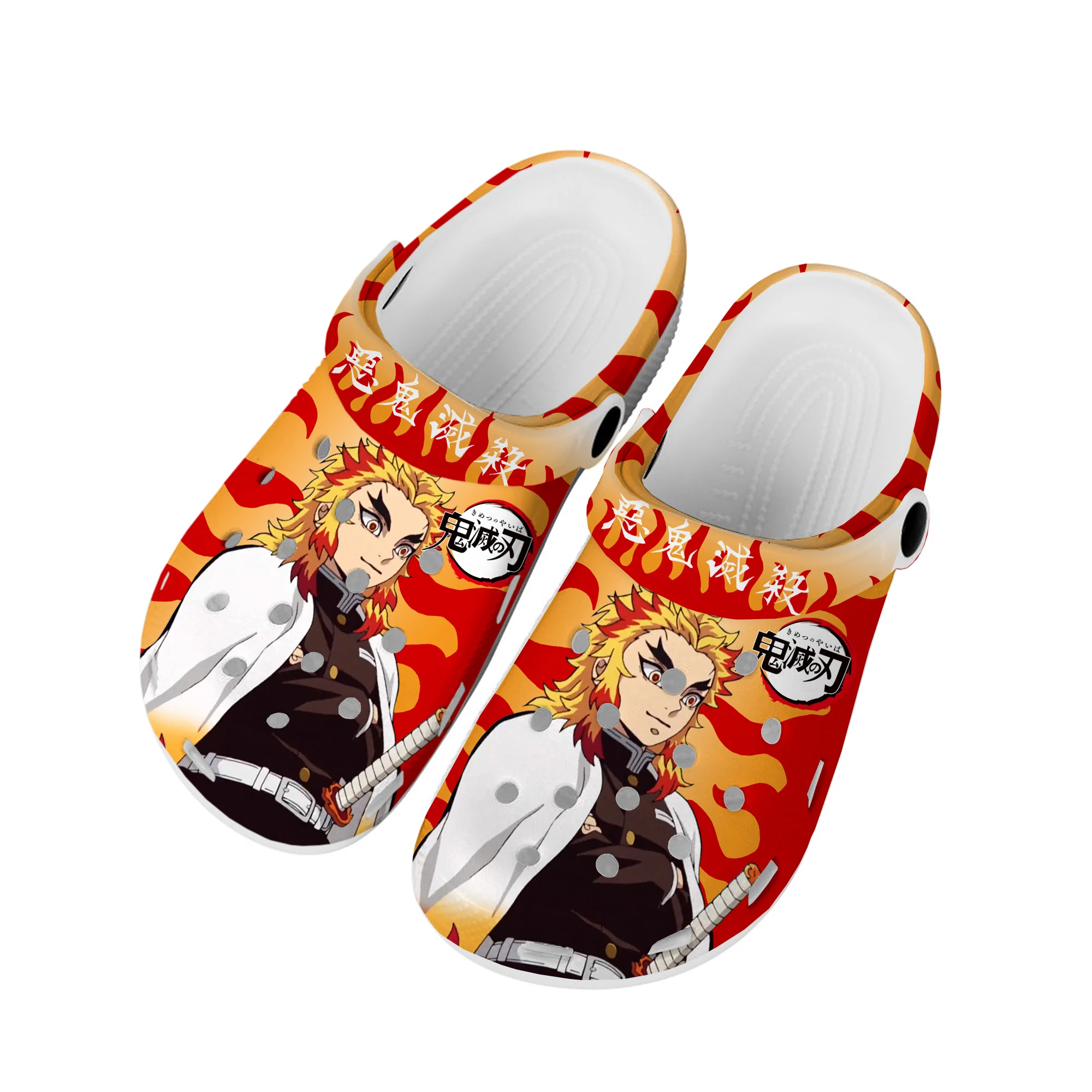 Flame Pillar Kyojuro Rengoku Demon Slayer Home Clogs Custom Water Shoes Mens Womens Teenager Shoe Garden Clog Beach Hole Slipper 
Flame Pillar Kyojuro Rengoku Demon Slayer Home Clogs Custom Water Shoes Mens Womens Teenager Shoe Garden Clog Beach Hole Slipper