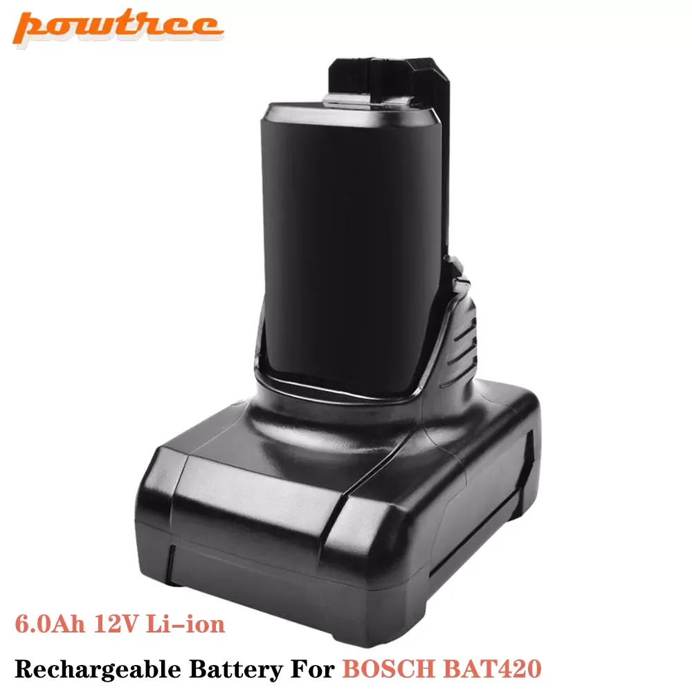 6.0Ah 12V Rechargeable Battery For BOSCH 12 VLi-ion Power Tool Battery BAT411 BAT420 BAT412A BAT413A 70745GOP
6.0Ah 12V Rechargeable Battery For BOSCH 12 VLi-ion Power Tool Battery BAT411 BAT420 BAT412A BAT413A 70745GOP