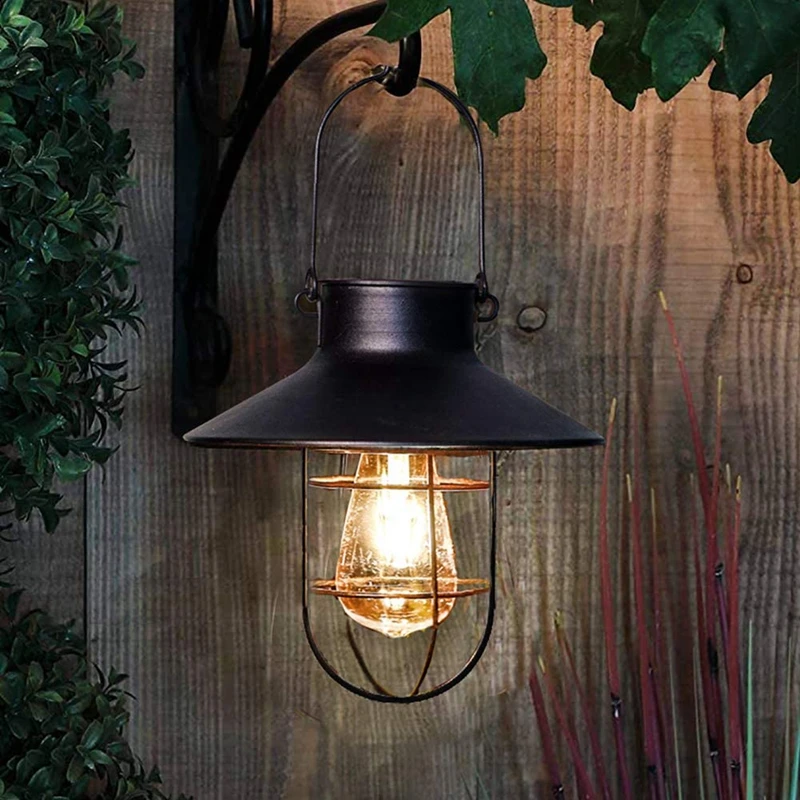 Retro Solar Lantern Outdoor Hanging Solar Light Vintage Solar Lamp With Warm White Bulb For Garden Yard Patio Xmas Party Decor
Retro Solar Lantern Outdoor Hanging Solar Light Vintage Solar Lamp With Warm White Bulb For Garden Yard Patio Xmas Party Decor