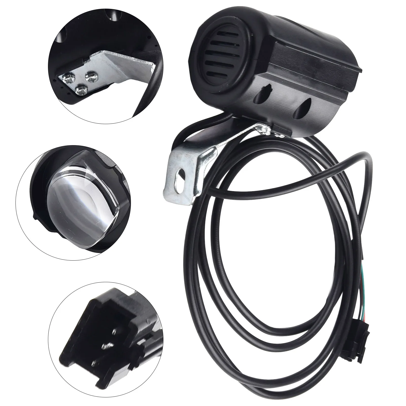 36-60V Electric Bicycle Scooter Headlight With Horn Electric Scooter Riding Accessories LED Headlight Spotlight W/ Horn
36-60V Electric Bicycle Scooter Headlight With Horn Electric Scooter Riding Accessories LED Headlight Spotlight W/ Horn