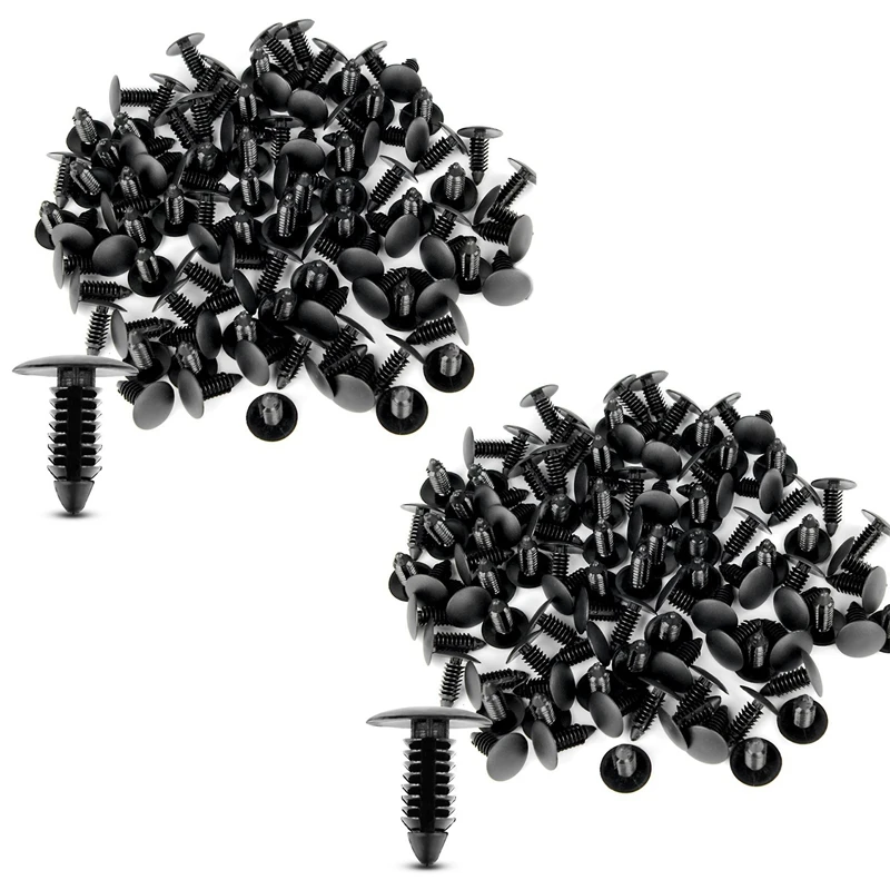 200X Plastic Bumper Fastener Rivet Clips Automotive Furniture Assembly Expansion Screws Kit Auto Body Clips Black
200X Plastic Bumper Fastener Rivet Clips Automotive Furniture Assembly Expansion Screws Kit Auto Body Clips Black