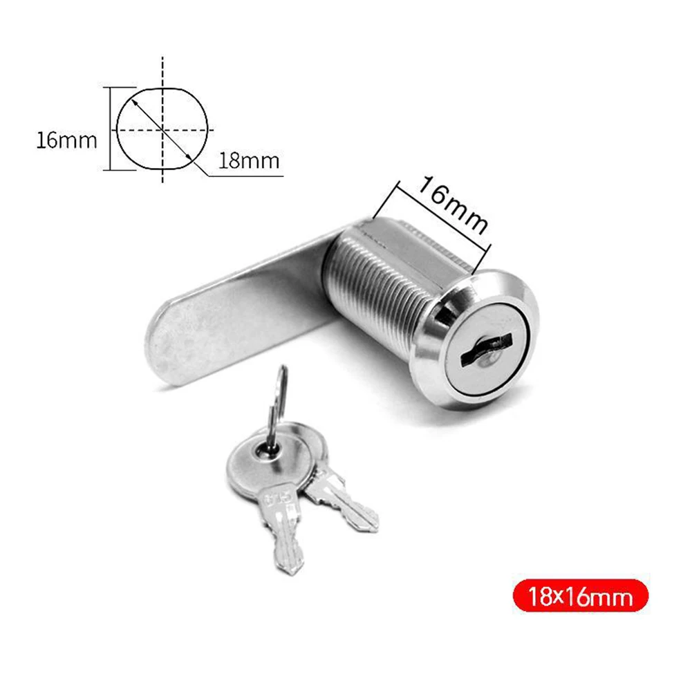 16/20/25/30mm Drawer 2 Keys Locks Door Cabinet Mailbox Cam Lock Office Desk Letter Box Cupboard Locker Furniture Hardware
16/20/25/30mm Drawer 2 Keys Locks Door Cabinet Mailbox Cam Lock Office Desk Letter Box Cupboard Locker Furniture Hardware