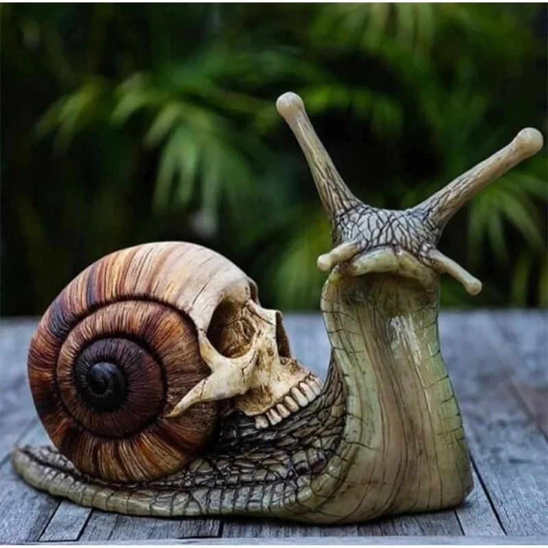 Snail Skull Sculpture Gothic Decoration Horror Skeleton Desktop Ornament Decor Snail Statue Figurine Crafts
Snail Skull Sculpture Gothic Decoration Horror Skeleton Desktop Ornament Decor Snail Statue Figurine Crafts