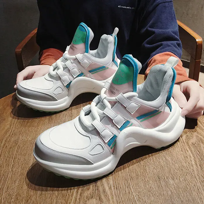 Internet Hot Dad Shoes Women's Fashion 2021 Summer Korean Style New Super Hot All-Matching Color Matching Raise Bottom Sneakers
Internet Hot Dad Shoes Women's Fashion 2021 Summer Korean Style New Super Hot All-Matching Color Matching Raise Bottom Sneakers