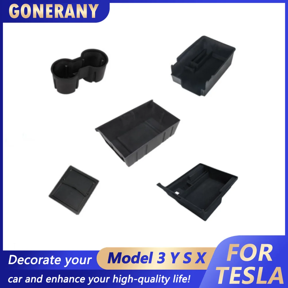 5PCS Center Console Organizer Tray for 2021-2023 Tesla Model Y, Cup Holder and Under Seat Storage, Flocked/Silica Rubber Armrest
5PCS Center Console Organizer Tray for 2021-2023 Tesla Model Y, Cup Holder and Under Seat Storage, Flocked/Silica Rubber Armrest