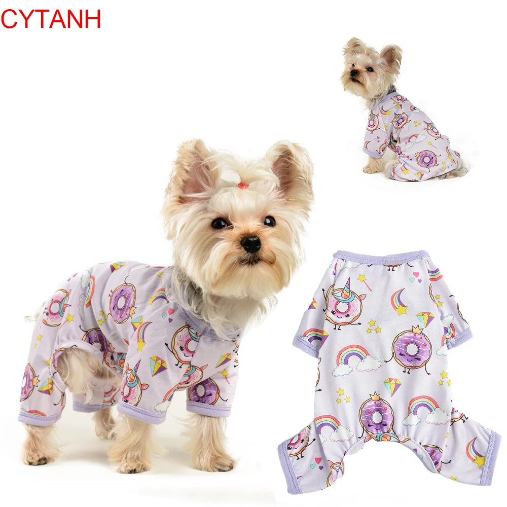 Spring Summer Pet Dog Clothes Soft Cuffs Breathable Restrained Doughnut Cute Print Small Medium Large Costume Purple Dogs
Spring Summer Pet Dog Clothes Soft Cuffs Breathable Restrained Doughnut Cute Print Small Medium Large Costume Purple Dogs