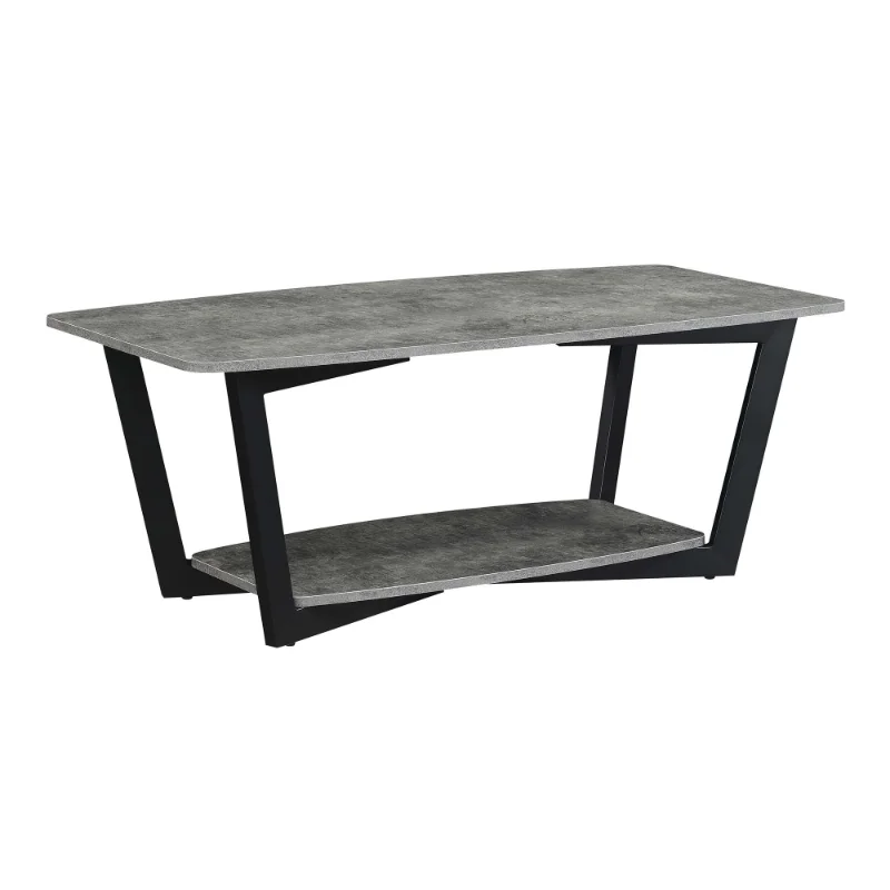 Graystone Coffee Table with Shelf - Cement/Black living room furniture side table
Graystone Coffee Table with Shelf - Cement/Black living room furniture side table