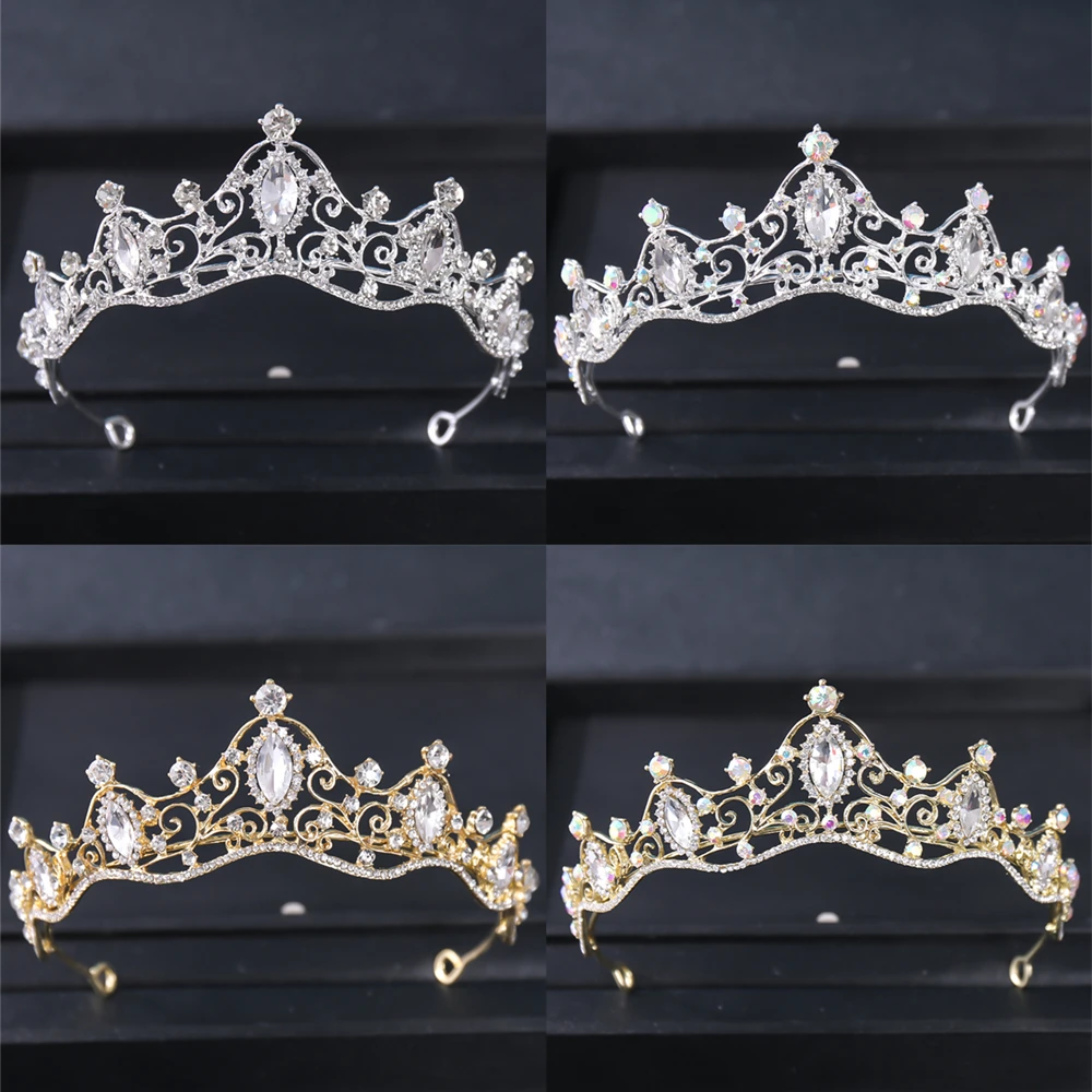 Baroque Crystal Crown Rhinestone Headdress Queen Tiara Prom Party Diadem Children Women Bridal Wedding Hair Accessories Jewelry
Baroque Crystal Crown Rhinestone Headdress Queen Tiara Prom Party Diadem Children Women Bridal Wedding Hair Accessories Jewelry