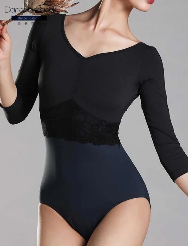 Ballet Leotard For women's practice clothes three-quarter sleeve professional gymnastics Leotard adult ballerina stage costumes
Ballet Leotard For women's practice clothes three-quarter sleeve professional gymnastics Leotard adult ballerina stage costumes
