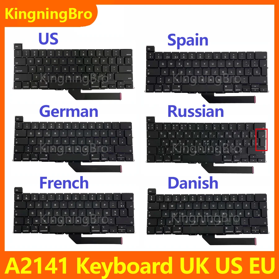 Клавиатура для ноутбука A2141, сменная клавиатура для Macbook Pro 16 дюймов, A2141, для США, Великобритании, FR, SP, PT, RU, GER, SE, CH, HU, без DK раскладки, 2019 год
Клавиатура для ноутбука A2141, сменная клавиатура для Macbook Pro 16 дюймов, A2141, для США, Великобритании, FR, SP, PT, RU, GER, SE, CH, HU, без DK раскладки, 2019 год