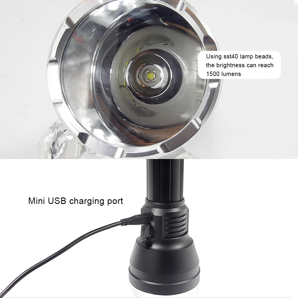 USB Charging Flashlight Waterproof Portable Riding Camping Hiking Fishing Climbing Caving Searching Emergency Torch
USB Charging Flashlight Waterproof Portable Riding Camping Hiking Fishing Climbing Caving Searching Emergency Torch