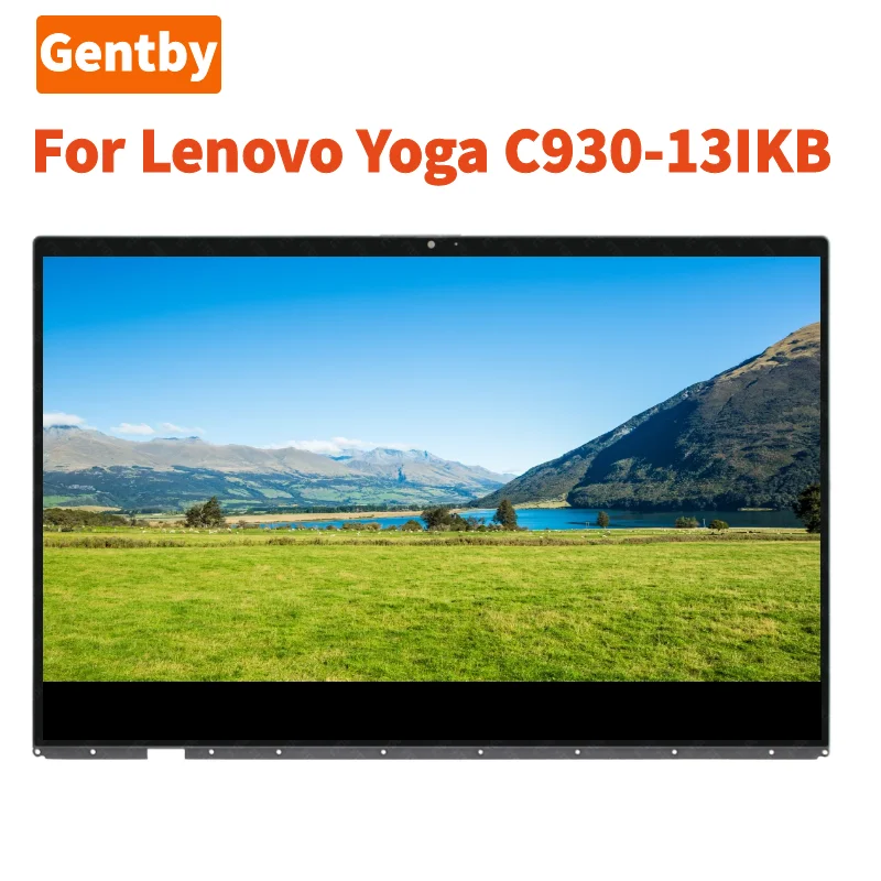 

New For Lenovo Yoga C930-13IKB 13.9 Inch IPS Laptops LCD Screen Assembly WIth Frame FHD UHD LP139UD1 SPC2 40 Pins Replacement