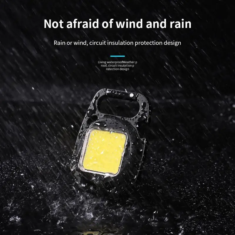 Multifunctional Key Chain Lamp Aluminium Alloy Portable Camping Lantern Type-C Charging Automobile Maintenance Magnetic Lantern
Multifunctional Key Chain Lamp Aluminium Alloy Portable Camping Lantern Type-C Charging Automobile Maintenance Magnetic Lantern