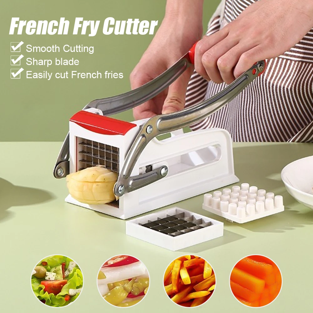 New Kitchen Manual Vegetable Cutter Stainless Steel Potato Slicer Potato Cutter French Fries Cutter Machine Home Kitchen Gadgets
New Kitchen Manual Vegetable Cutter Stainless Steel Potato Slicer Potato Cutter French Fries Cutter Machine Home Kitchen Gadgets
