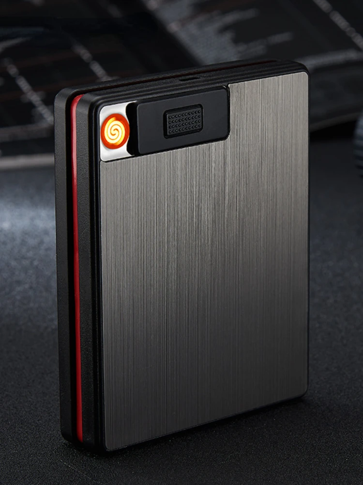20 cigarette case with USB rechargeable lighter cigarette lighter tungsten lighter creative windproof lighter cigarette case
20 cigarette case with USB rechargeable lighter cigarette lighter tungsten lighter creative windproof lighter cigarette case