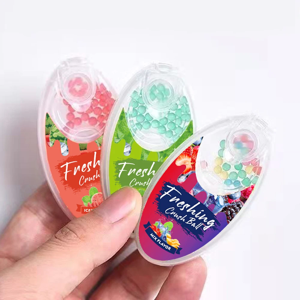 100pcs Mix Fruit Menthol Capsule Ice Mint Beads Cigarette Pops Crush Flavor Taste Ball Filter For DIY Smoking Holder Accessories
100pcs Mix Fruit Menthol Capsule Ice Mint Beads Cigarette Pops Crush Flavor Taste Ball Filter For DIY Smoking Holder Accessories