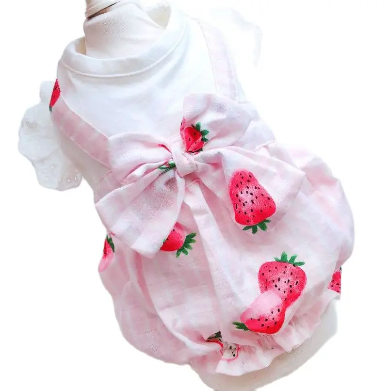 Dog Cat Dress Shirt Strawberry Design Pet Puppy Skirt Spring/Summer Clothes Outfit
Dog Cat Dress Shirt Strawberry Design Pet Puppy Skirt Spring/Summer Clothes Outfit