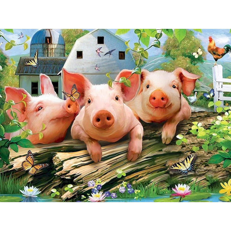 RUOPOTY 5D DIY Diamond Painting Pig Cross Stitch Diamond Embroidery Mosaic Full Round/Square Drill Home Decor Art Gift
RUOPOTY 5D DIY Diamond Painting Pig Cross Stitch Diamond Embroidery Mosaic Full Round/Square Drill Home Decor Art Gift