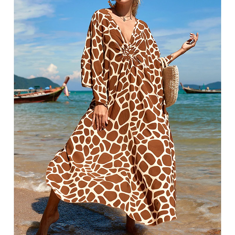 2022 Ladies Robe Style Leopard Smudge Beach Cover Bikini Blouse Loose Long Sleeve Beach Skirt Swimwear Shirt Casual Homewear
2022 Ladies Robe Style Leopard Smudge Beach Cover Bikini Blouse Loose Long Sleeve Beach Skirt Swimwear Shirt Casual Homewear