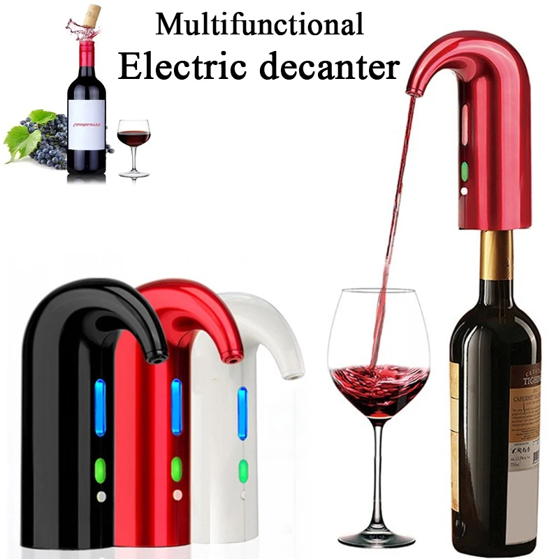 Electric Wine Pourer Wine Aerator Portable Pourer Instant Wine Decanter Dispenser Pump One-Touch Automatic USB Rechargeable Hot
Electric Wine Pourer Wine Aerator Portable Pourer Instant Wine Decanter Dispenser Pump One-Touch Automatic USB Rechargeable Hot