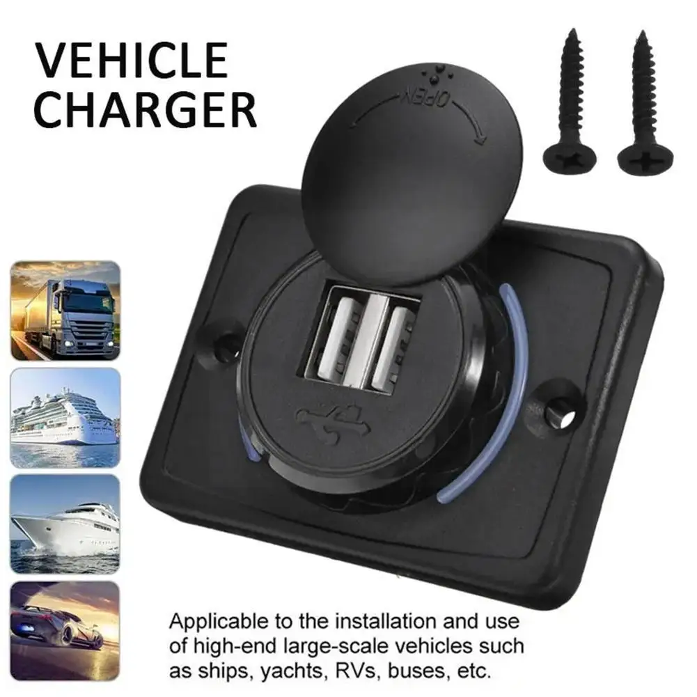 DC 12V Power Outlet Adapter QC3.0Car Cigarette Lighter Socket For Marine Boat Motorcycle Boat RV Modification Charger A4L7
DC 12V Power Outlet Adapter QC3.0Car Cigarette Lighter Socket For Marine Boat Motorcycle Boat RV Modification Charger A4L7