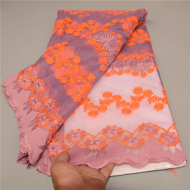 African Tulle Lace Fabric Nigerian Mesh Lace Fabrics 5 Yards Swiss Voile African Lace Fabric For Women Wedding Party 1F290
African Tulle Lace Fabric Nigerian Mesh Lace Fabrics 5 Yards Swiss Voile African Lace Fabric For Women Wedding Party 1F290