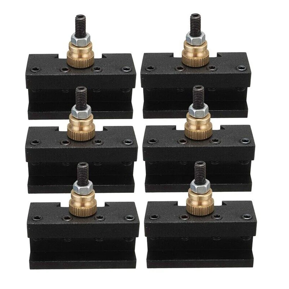 Turning Tool Holder Professional Lathe Tool Holder 6pcs 1/4 1/2 Lathe Quick Change Post Facing Milling Turning
Turning Tool Holder Professional Lathe Tool Holder 6pcs 1/4 1/2 Lathe Quick Change Post Facing Milling Turning