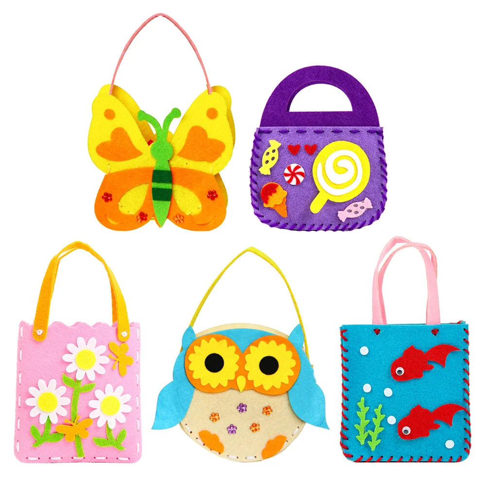 Sewing Kids Kit Bagsfelt Animal Woven Non Crafts Diymaterial Handbag First Supplies Purses Own Your Sew Purse Candy Party Toys
Sewing Kids Kit Bagsfelt Animal Woven Non Crafts Diymaterial Handbag First Supplies Purses Own Your Sew Purse Candy Party Toys