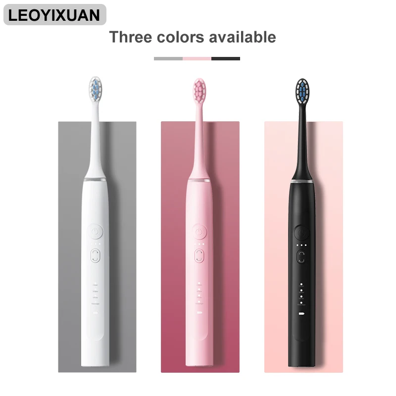 LEOYIXUAN Electric Toothbrush Usb fast charging Sonic L83A electr toothbrush Rechargeable prodent toothbrush Replacement Head
LEOYIXUAN Electric Toothbrush Usb fast charging Sonic L83A electr toothbrush Rechargeable prodent toothbrush Replacement Head