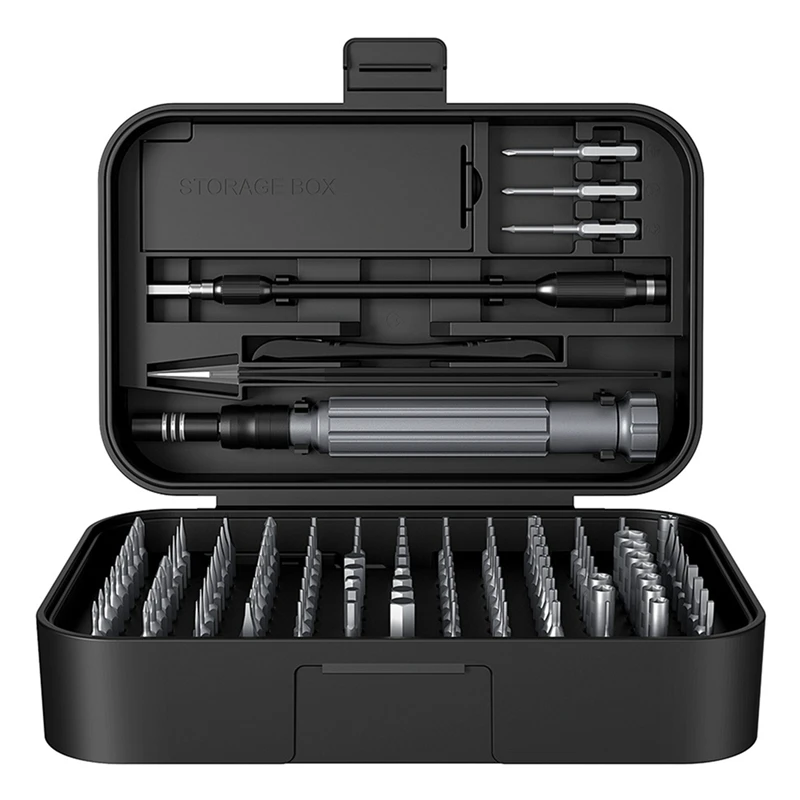 150 In1 Multifunctional Precision Screwdriver Set Mobile Phone Maintenance Tool Aluminum Handle Durable Disassembly Tool Black 
150 In1 Multifunctional Precision Screwdriver Set Mobile Phone Maintenance Tool Aluminum Handle Durable Disassembly Tool Black