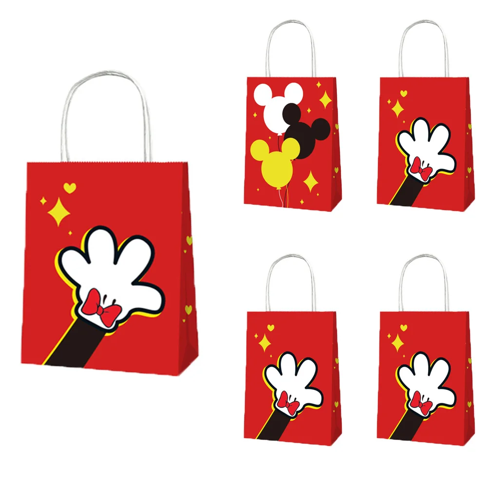 6pcs Mickey Mouse Birthday Party Decorative Handle Gift Bag Set Paper Candy Bag Baby Shower Boys Girls Party Supplies
6pcs Mickey Mouse Birthday Party Decorative Handle Gift Bag Set Paper Candy Bag Baby Shower Boys Girls Party Supplies