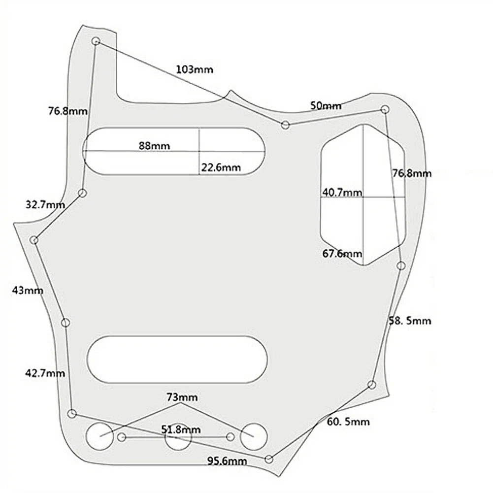 Scratch Plate Guitar Pickguard Jaguar Style Guitar Pickguard Accessory Protective Film On Top Musical Instruments
Scratch Plate Guitar Pickguard Jaguar Style Guitar Pickguard Accessory Protective Film On Top Musical Instruments