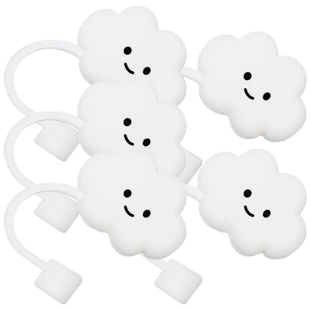 5 Pcs Silicone Drinking Straws Reusable Caps Protectors Tumblers Lids Cover Cloud Dust Plug
5 Pcs Silicone Drinking Straws Reusable Caps Protectors Tumblers Lids Cover Cloud Dust Plug