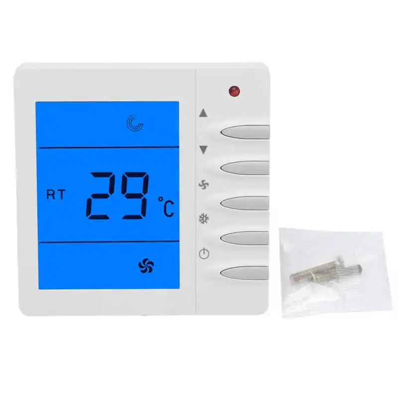 LCD Thermostat High Accuracy Fast Reliable Data Reading Practical Intelligent Temperature Controller A/C Temperature Controller
LCD Thermostat High Accuracy Fast Reliable Data Reading Practical Intelligent Temperature Controller A/C Temperature Controller