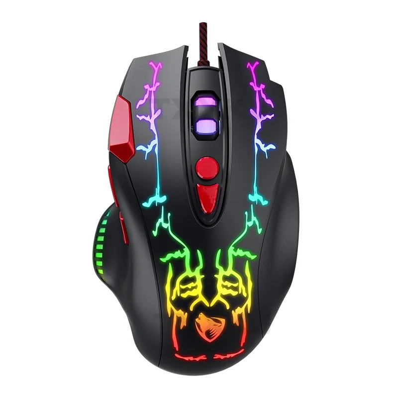 For PC Laptop 8D Key Gaming Mouse Programmable Crack LED Lighted Gaming Wired Gaming Mouse USB Computer Mouse Gaming Console
For PC Laptop 8D Key Gaming Mouse Programmable Crack LED Lighted Gaming Wired Gaming Mouse USB Computer Mouse Gaming Console