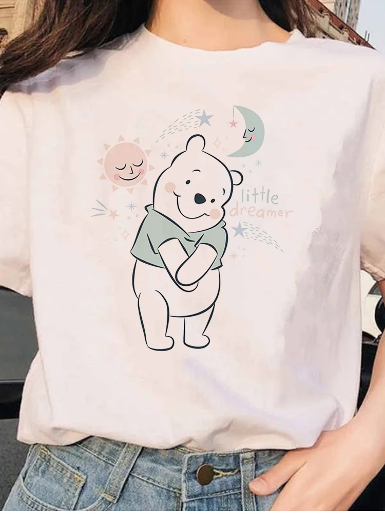 T-Shirt Disney Women Popular Summer Winnie the Pooh Tshirt Winnie Fun Cartoon Dream Printing Trendy Aesthetic CrewNeck T Shirt
T-Shirt Disney Women Popular Summer Winnie the Pooh Tshirt Winnie Fun Cartoon Dream Printing Trendy Aesthetic CrewNeck T Shirt