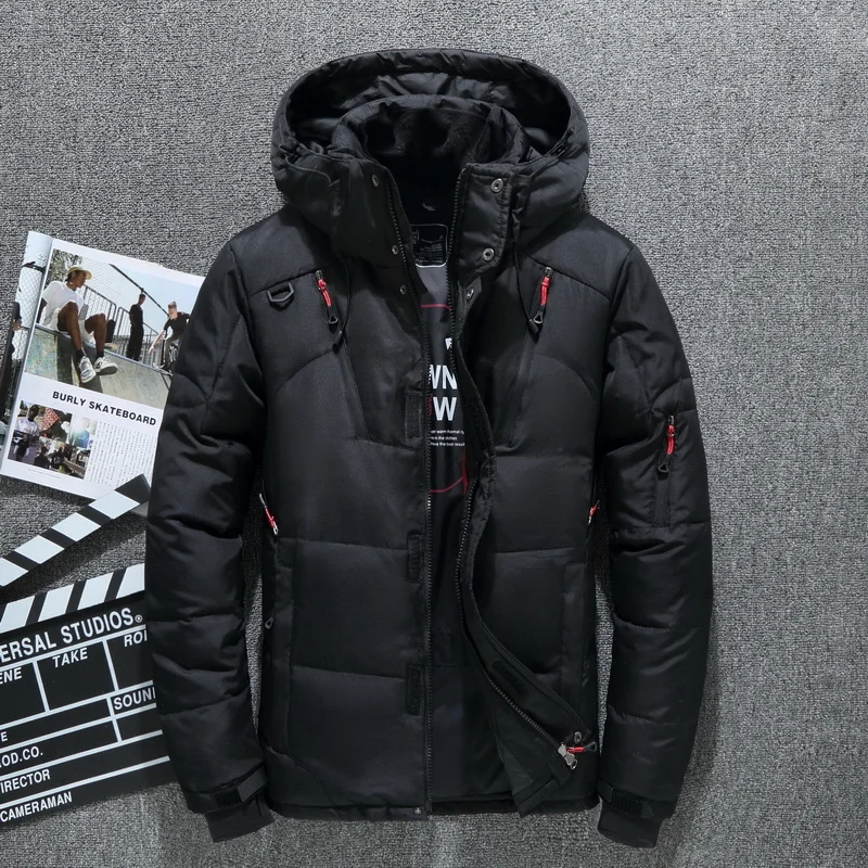 New High Quality White Duck Thick Men's Down Jacket Snow Parkas Male ded Windproof Winter Down Jacket Outerwear
New High Quality White Duck Thick Men's Down Jacket Snow Parkas Male ded Windproof Winter Down Jacket Outerwear