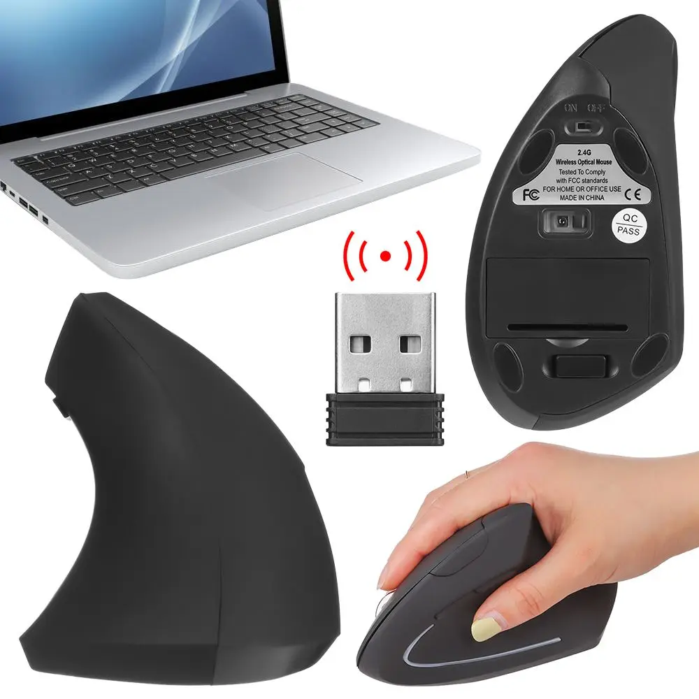 Computer Peripherals Wrist Rest DPI Switch Optical 6 Buttons Wireless Mouse Ergonomic Vertical Mice
Computer Peripherals Wrist Rest DPI Switch Optical 6 Buttons Wireless Mouse Ergonomic Vertical Mice