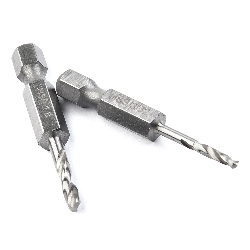 5pcs Stubby Drill Bit Set For Metal Quick Change 1/4" Hex Shank High-speed Steel 3/32'' 1/8'' 3/16'' 1/4'' 5/16'' Drill Bits
5pcs Stubby Drill Bit Set For Metal Quick Change 1/4" Hex Shank High-speed Steel 3/32'' 1/8'' 3/16'' 1/4'' 5/16'' Drill Bits