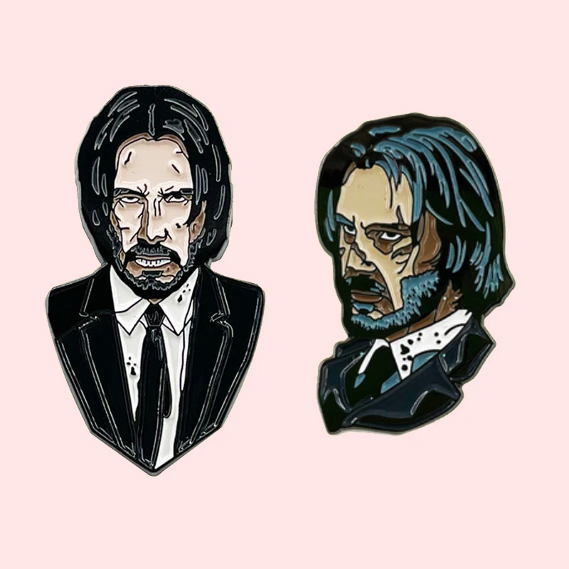 John Wick Keanu Reeves Baba Yaga Enamel Brooch Pin Jacket Lapel Metal Pins Brooches Badges Exquisite Jewelry Accessories
John Wick Keanu Reeves Baba Yaga Enamel Brooch Pin Jacket Lapel Metal Pins Brooches Badges Exquisite Jewelry Accessories